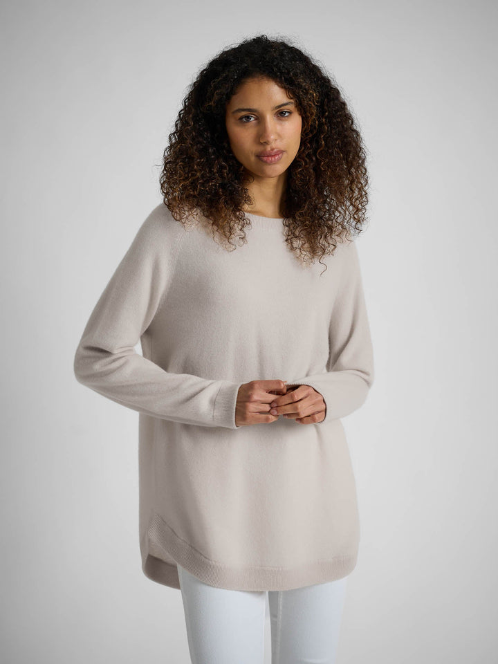 Cashmere sweater "Anna" - Cream - 100% pure Cashmere - Scandinavian design - Kashmina