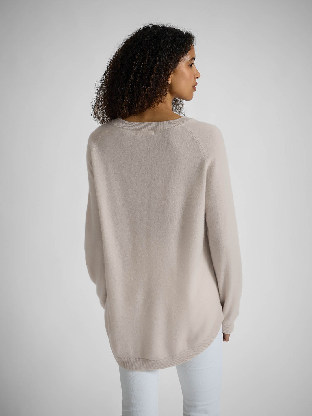 Cashmere sweater "Anna" - Cream - 100% pure Cashmere - Scandinavian design - Kashmina