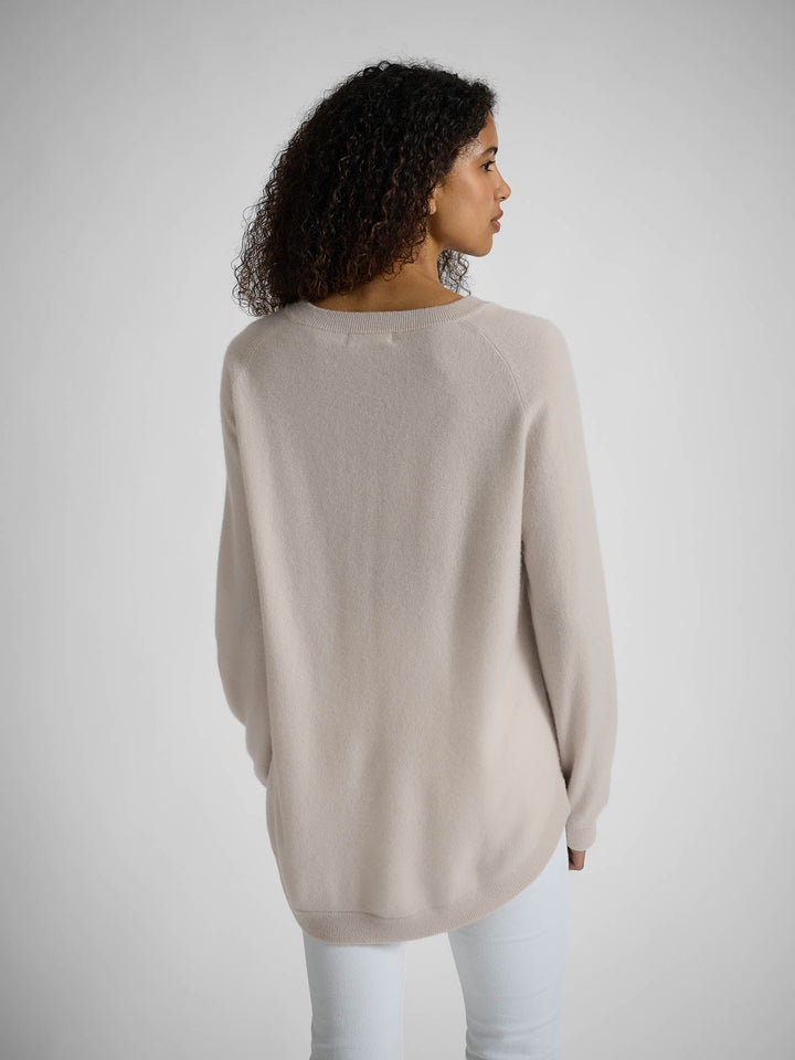 Cashmere sweater "Anna" - Cream - 100% pure Cashmere - Scandinavian design - Kashmina