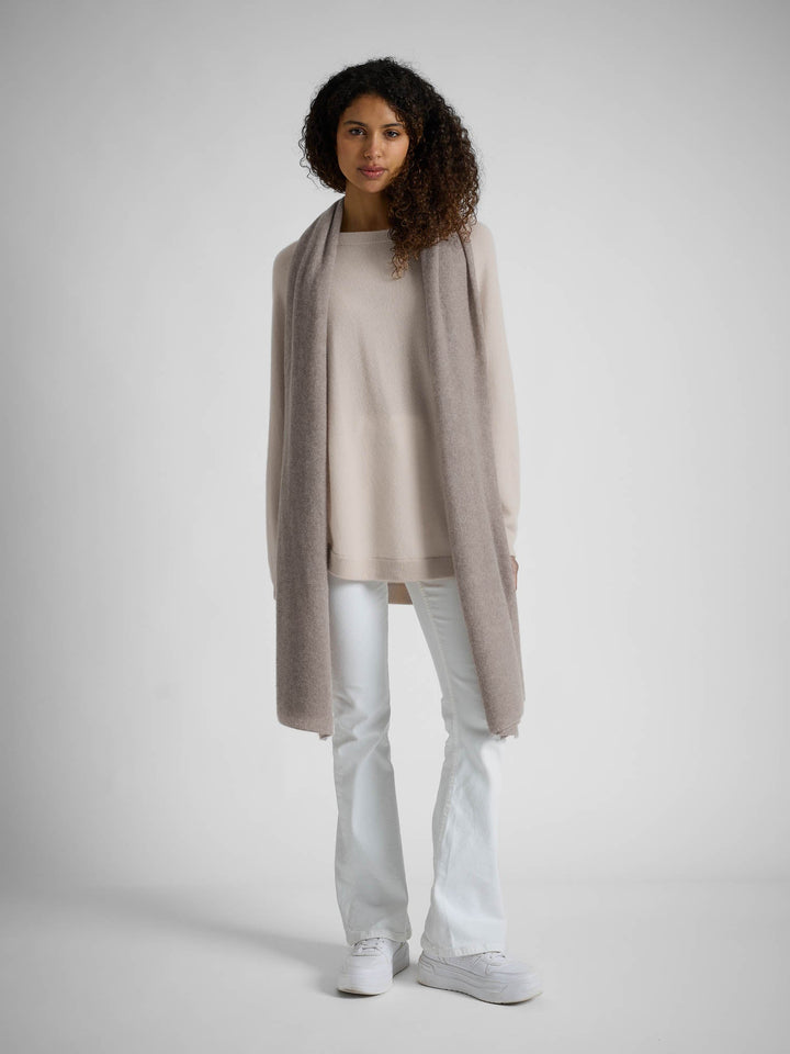 Cashmere sweater "Anna" - Cream - 100% pure Cashmere - Scandinavian design - Kashmina
