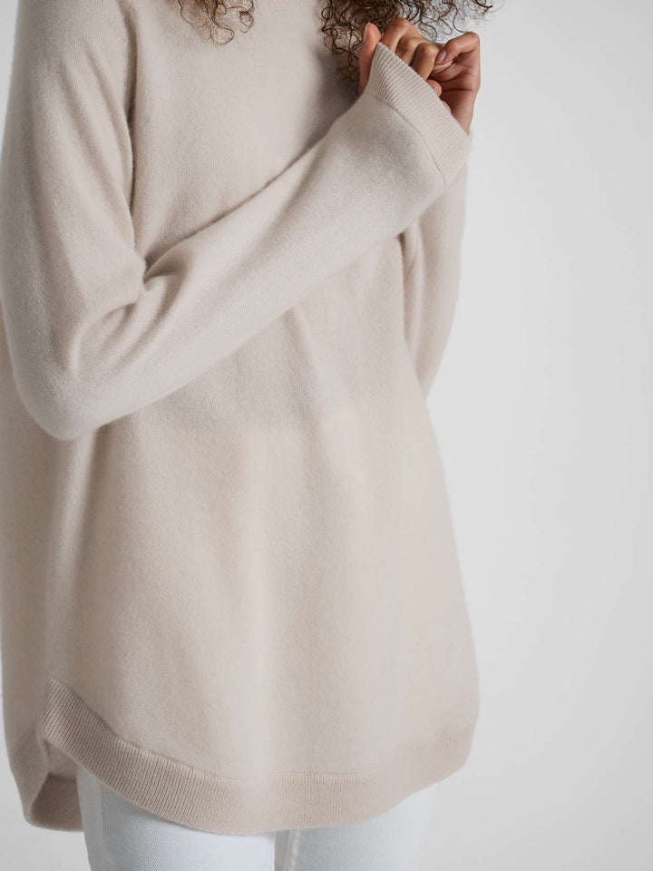 Cashmere sweater "Anna" - Cream - 100% pure Cashmere - Scandinavian design - Kashmina