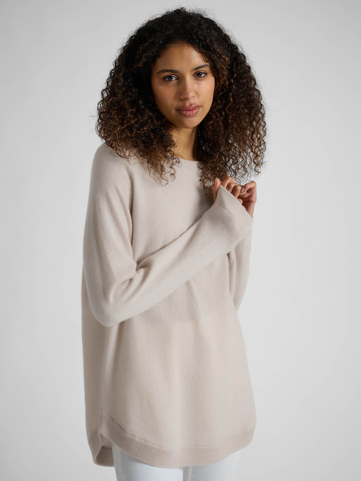 Cashmere sweater "Anna" - Cream - 100% pure Cashmere - Scandinavian design - Kashmina