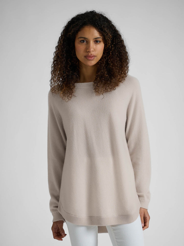Cashmere sweater "Anna" - Cream - 100% pure Cashmere - Scandinavian design - Kashmina