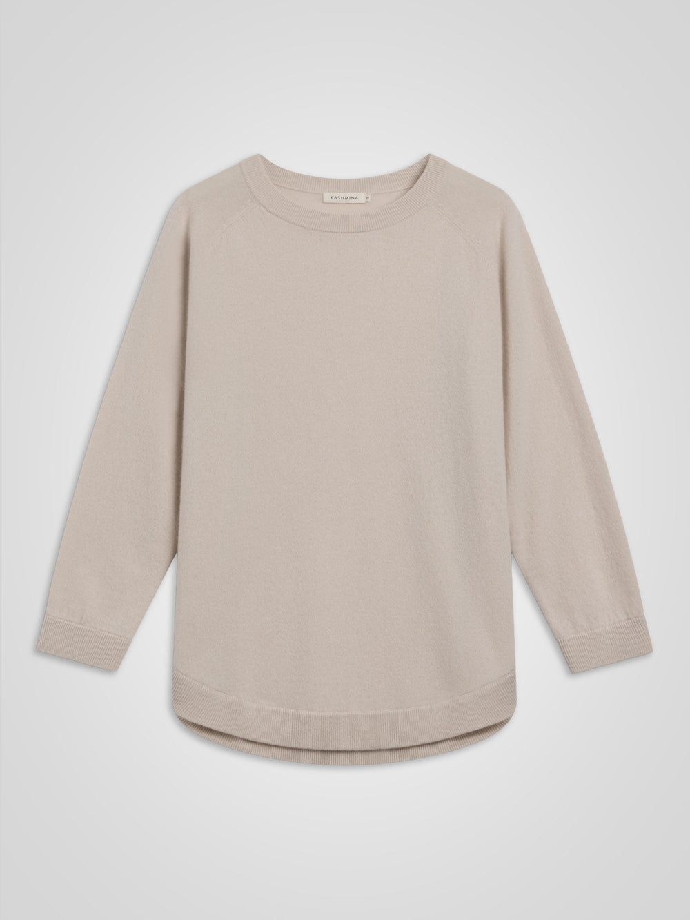 Cashmere sweater "Anna" - Cream - 100% pure Cashmere - Scandinavian design - Kashmina