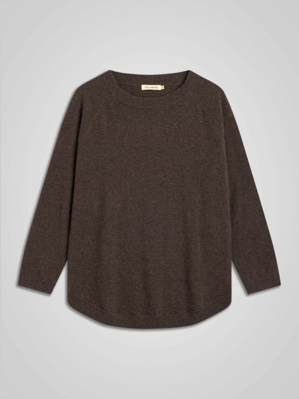 Cashmere sweater "Anna" - Dark brown - 100% pure Cashmere - Scandinavian design - Kashmina