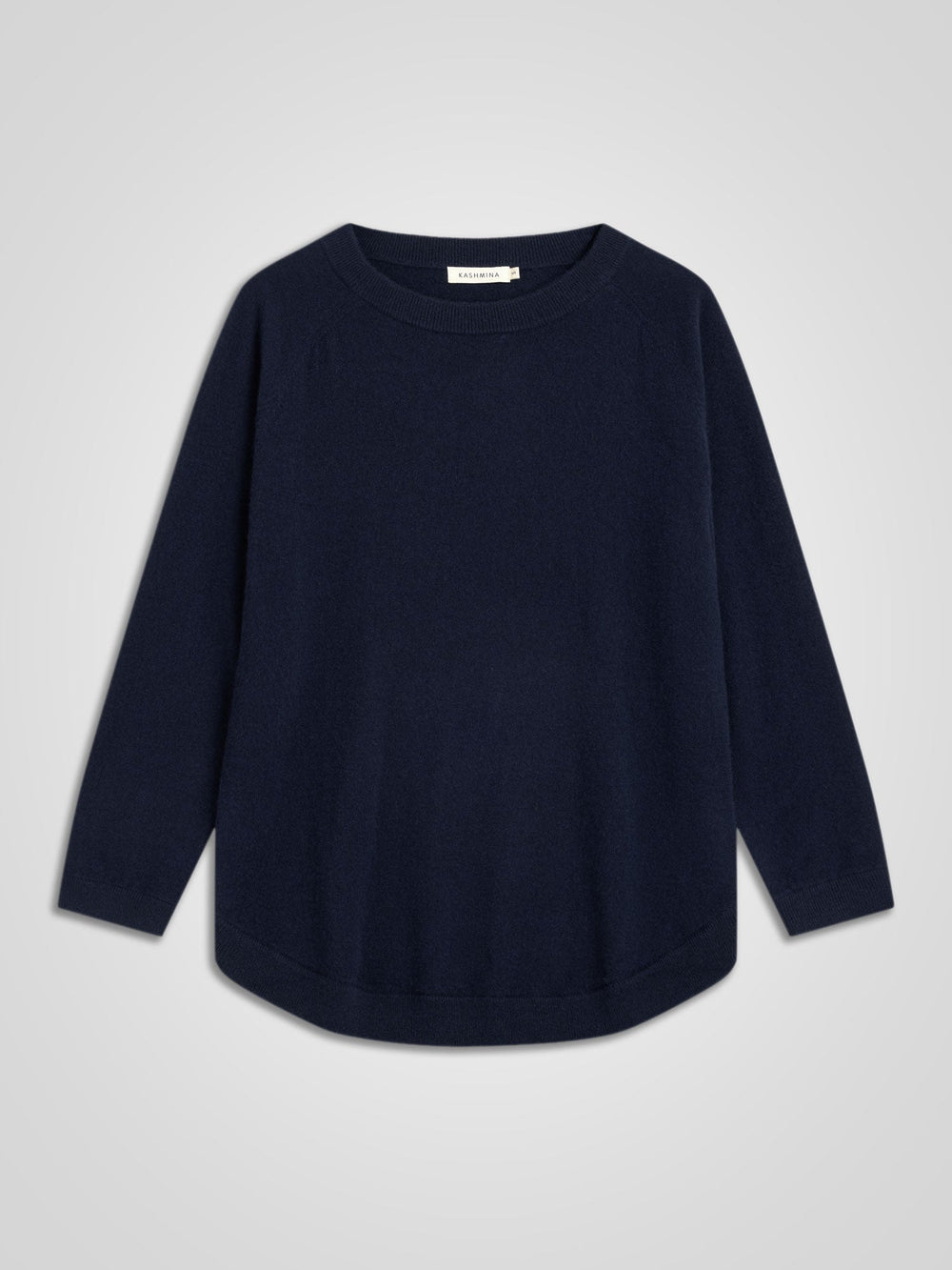 Cashmere sweater "Anna" - Navy - 100% pure Cashmere - Scandinavian design - Kashmina