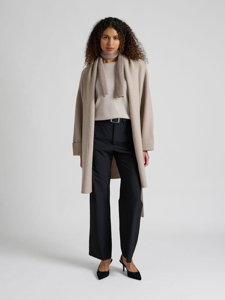 Cashmere sweater "Asta" - Cream - 100% pure Cashmere - Scandinavian design - Kashmina