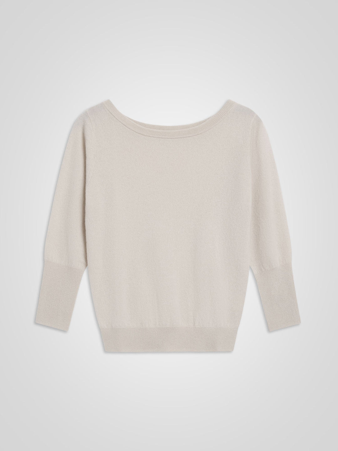 Cashmere sweater "Asta" - Cream - 100% pure Cashmere - Scandinavian design - Kashmina