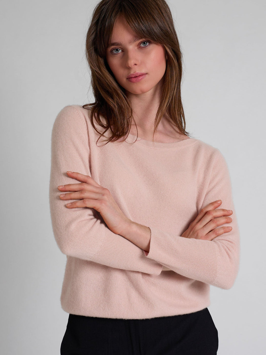 Cashmere sweater "Asta" - Rose glow - 100% pure Cashmere - Scandinavian design - Kashmina of Norway