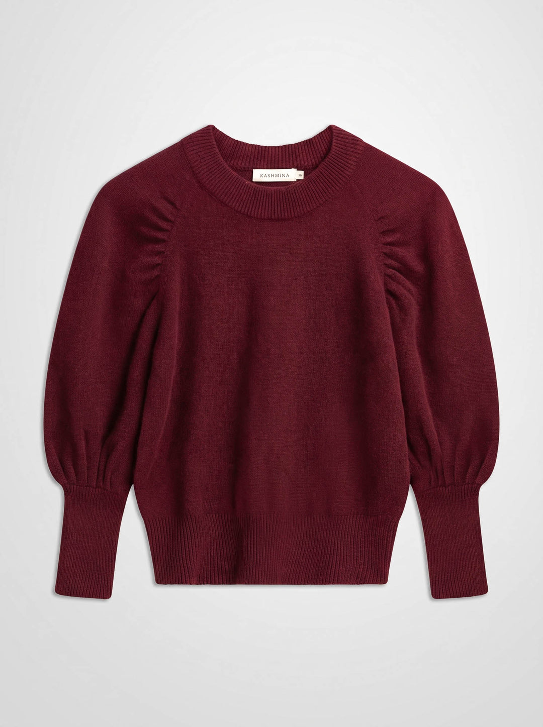 Cashmere sweater "Aurora" - Bordeaux