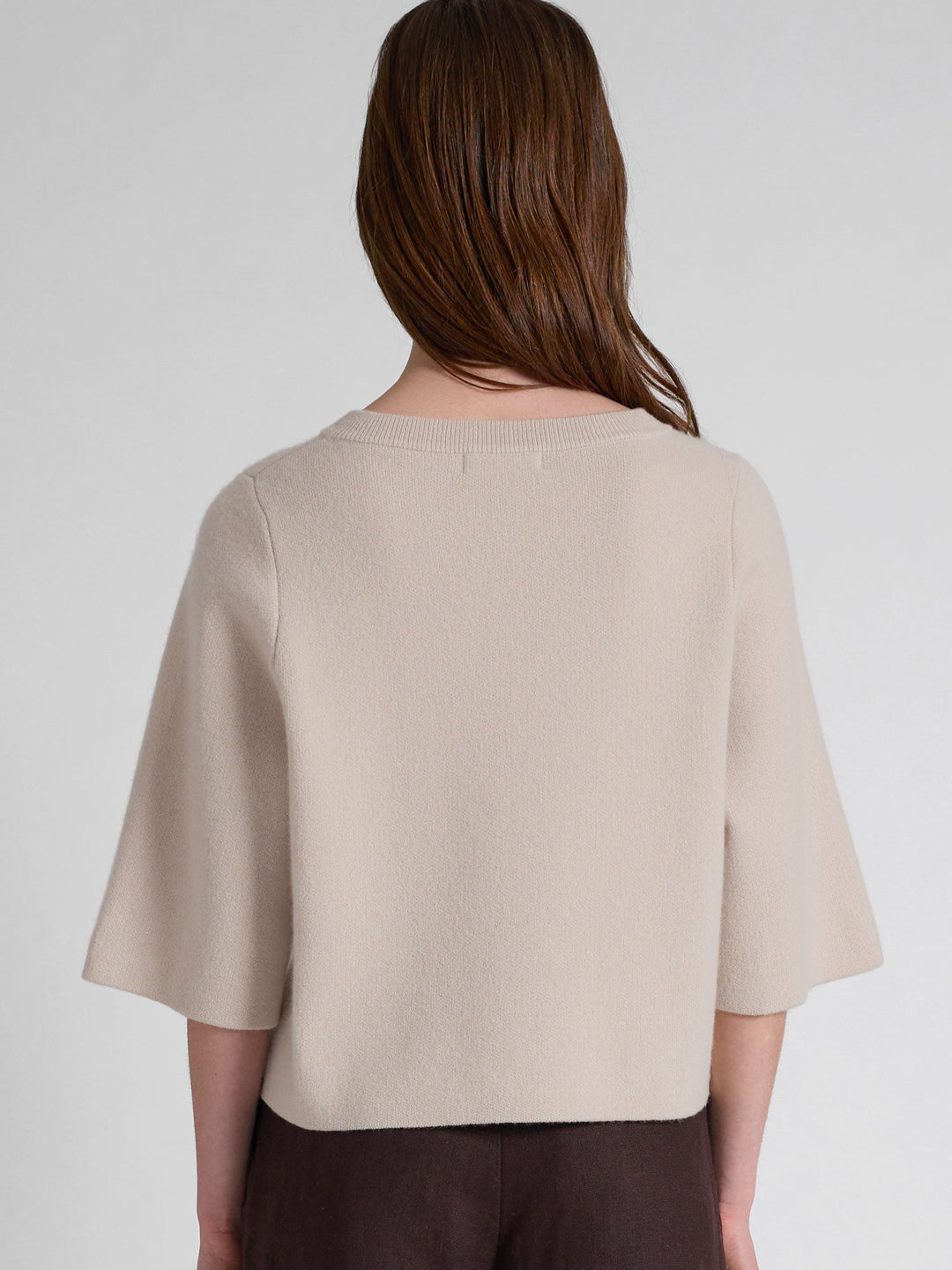 Cashmere sweater "Dina sweater" - Cream - 100% pure Cashmere - Scandinavian design - Kashmina of Norway