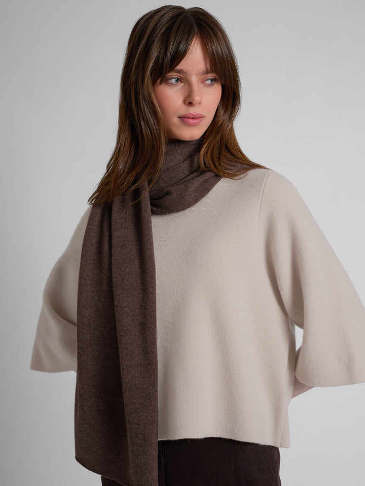 Cashmere sweater "Dina sweater" - Cream - 100% pure Cashmere - Scandinavian design - Kashmina of Norway