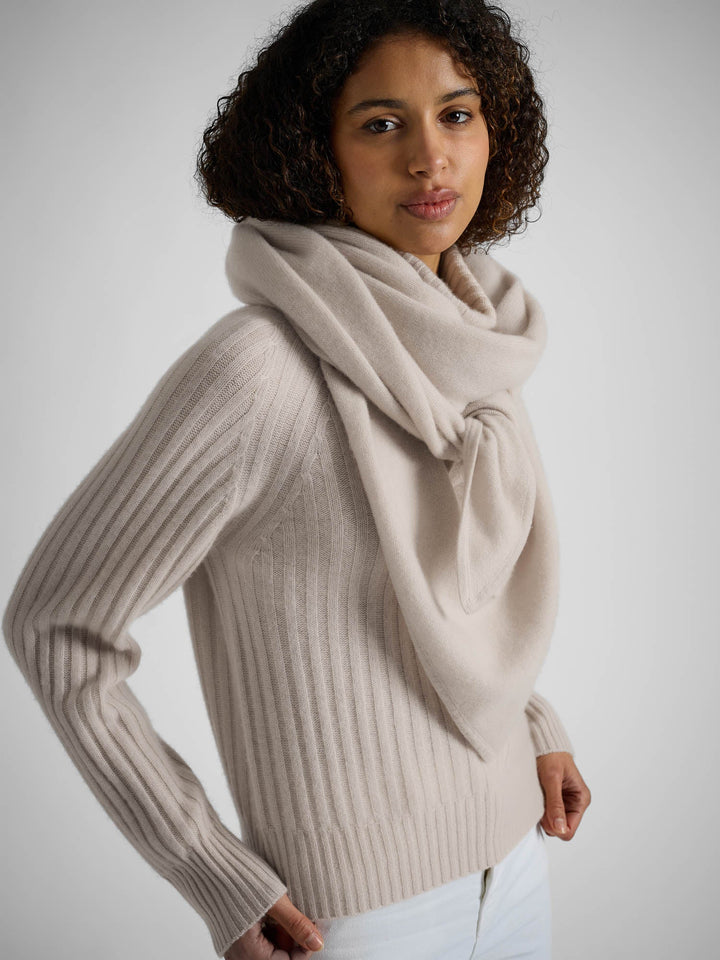 Cashmere sweater "Eline" - Cream - 100% pure Cashmere - Scandinavian design - Kashmina