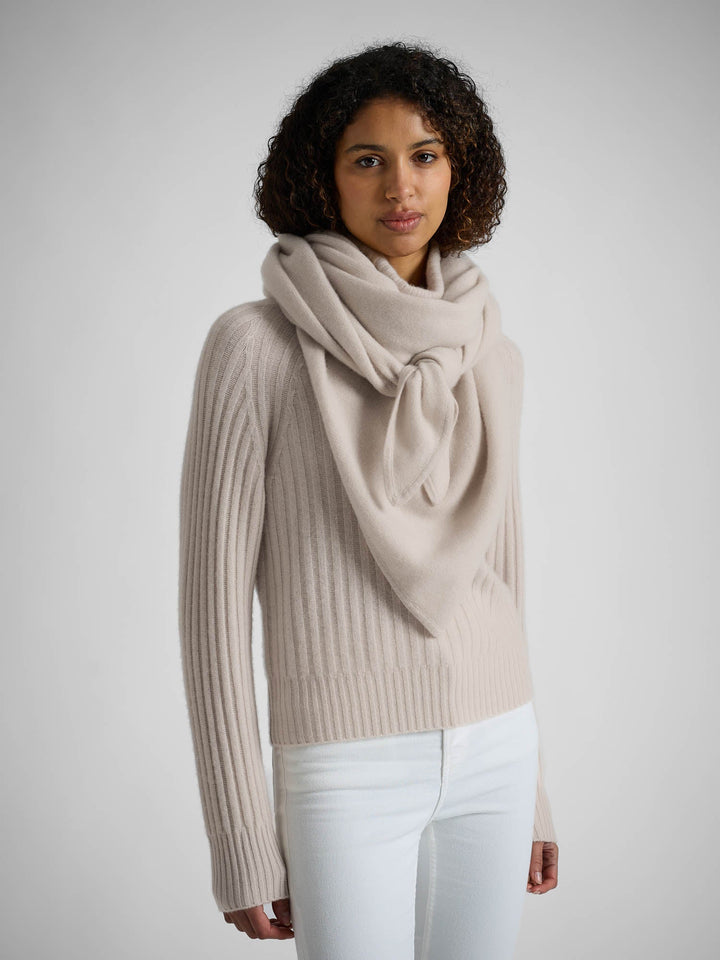 Cashmere sweater "Eline" - Cream - 100% pure Cashmere - Scandinavian design - Kashmina