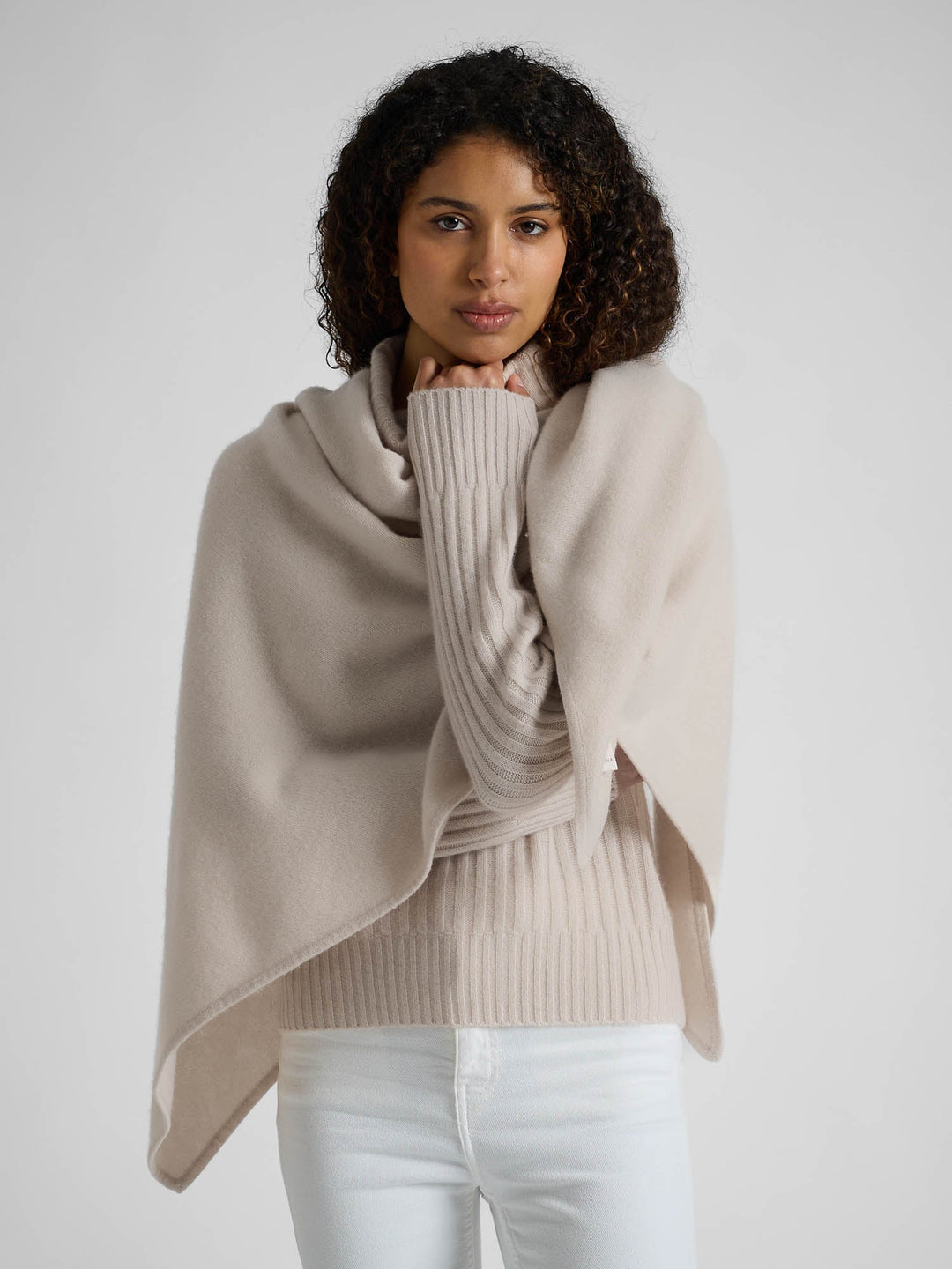Cashmere sweater "Eline" - Cream - 100% pure Cashmere - Scandinavian design - Kashmina