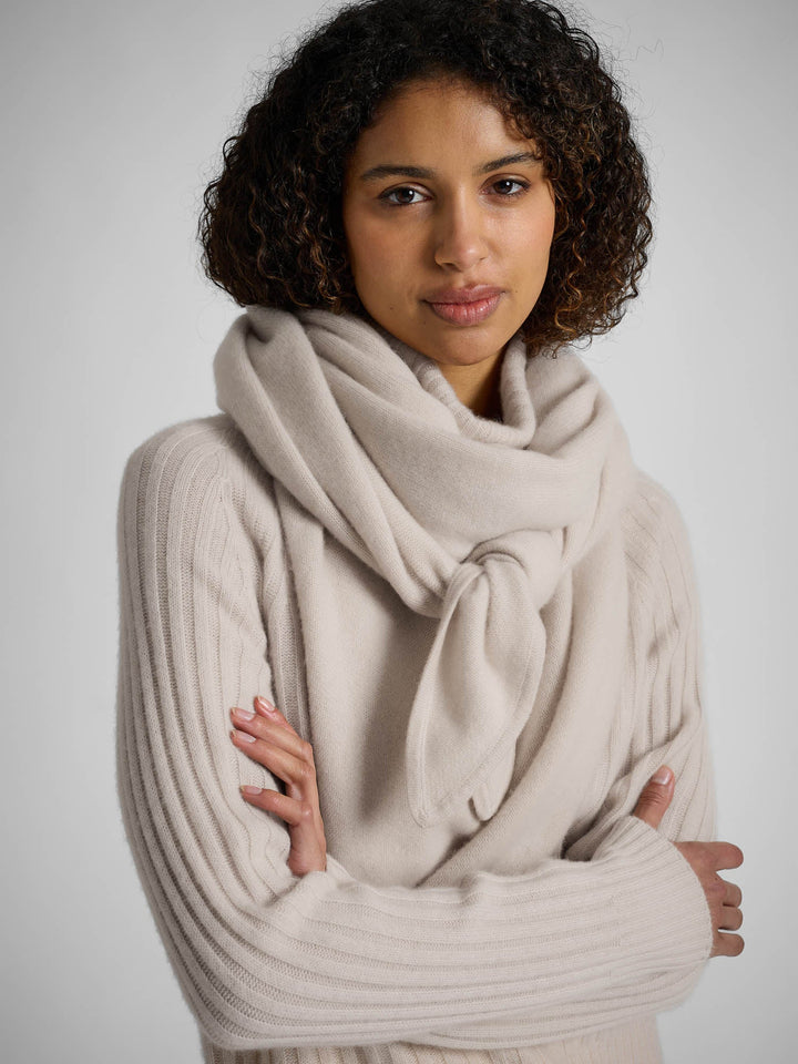 Cashmere sweater "Eline" - Cream - 100% pure Cashmere - Scandinavian design - Kashmina