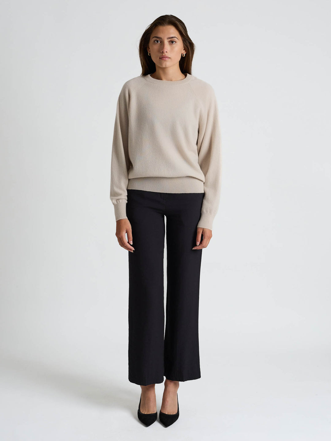 Cashmere sweater "Embla" - Cream