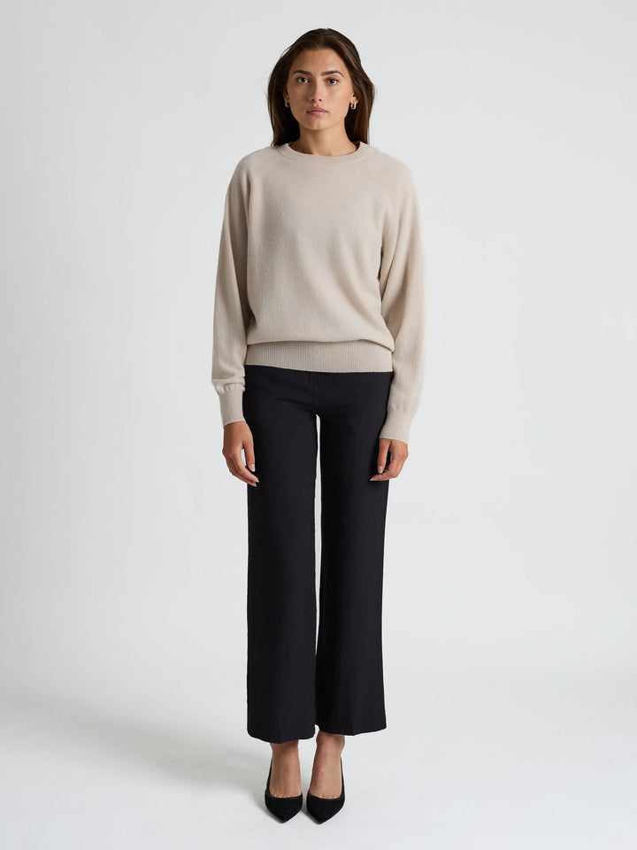 Cashmere sweater "Embla" - Cream