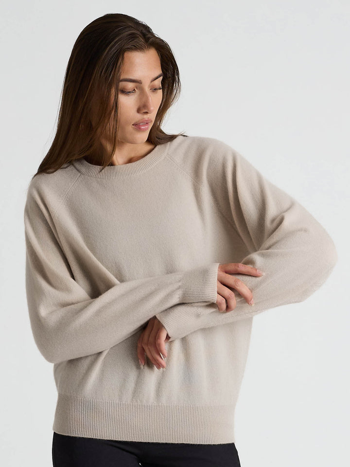 Cashmere sweater "Embla" - Cream