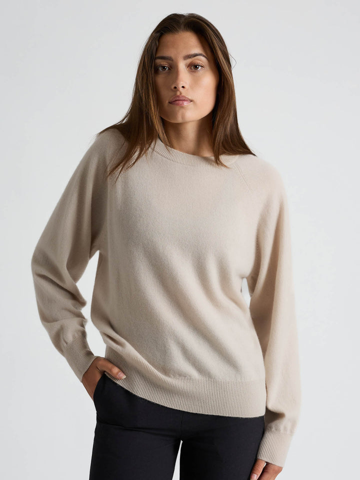 Cashmere sweater "Embla" - Cream