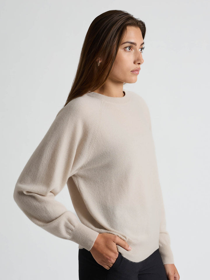 Cashmere sweater "Embla" - Cream