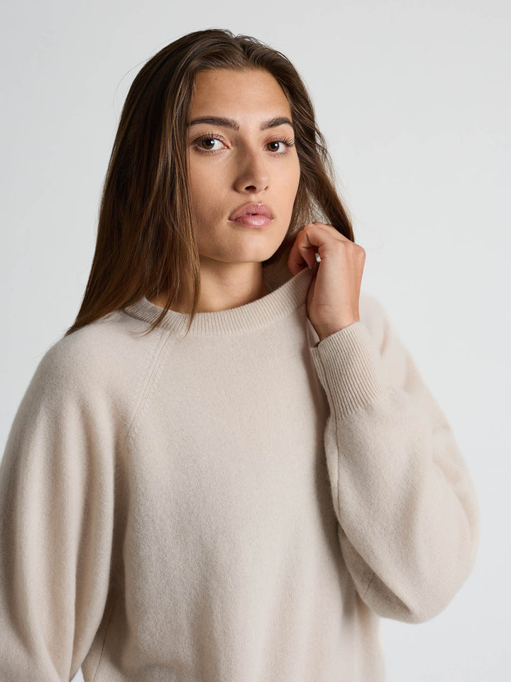 Cashmere sweater "Embla" - Cream