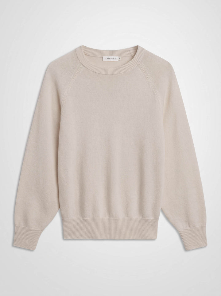 Cashmere sweater "Embla" - Cream