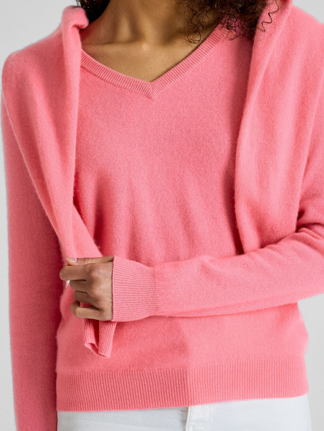 Cashmere sweater "Erle" - Bubblegum pink - 100% pure Cashmere - Scandinavian design - Kashmina