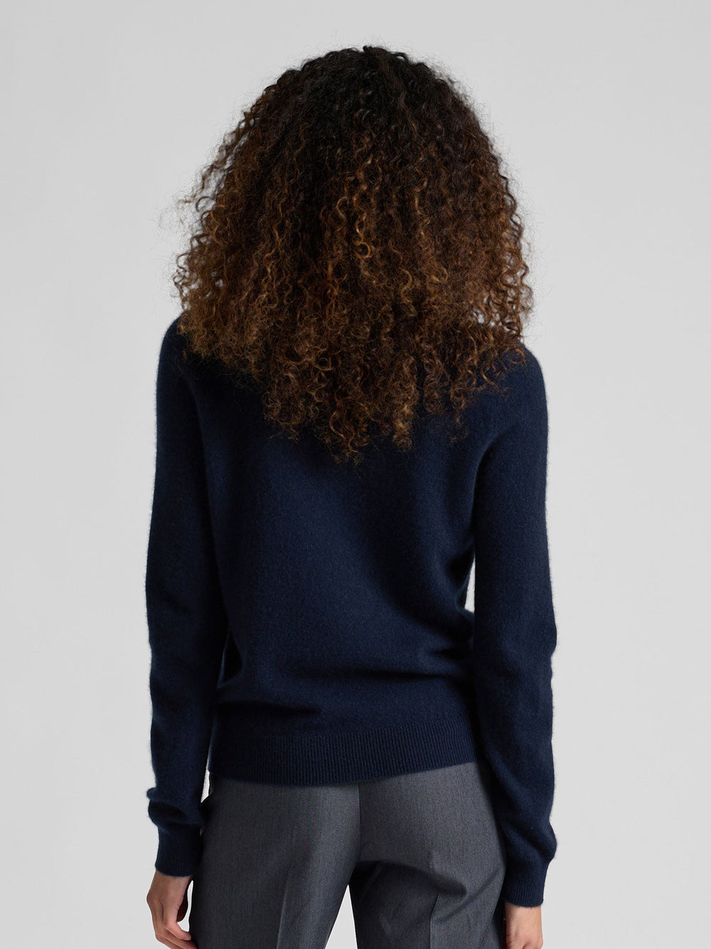Cashmere sweater "Erle" - Navy - 100% pure Cashmere - Scandinavian design - Kashmina