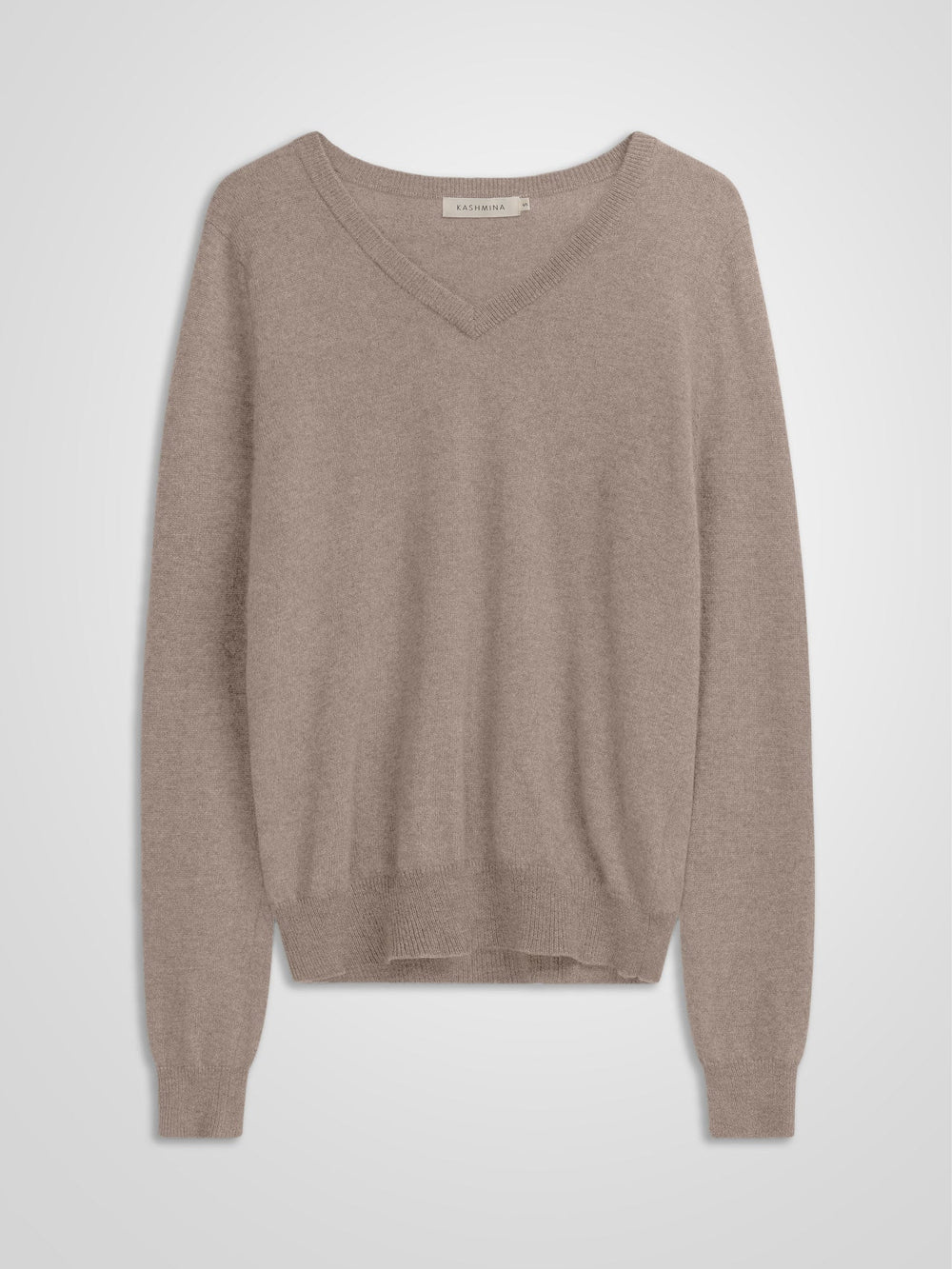 Cashmere sweater "Erle" - Toast - 100% pure Cashmere - Scandinavian design - Kashmina of Norway