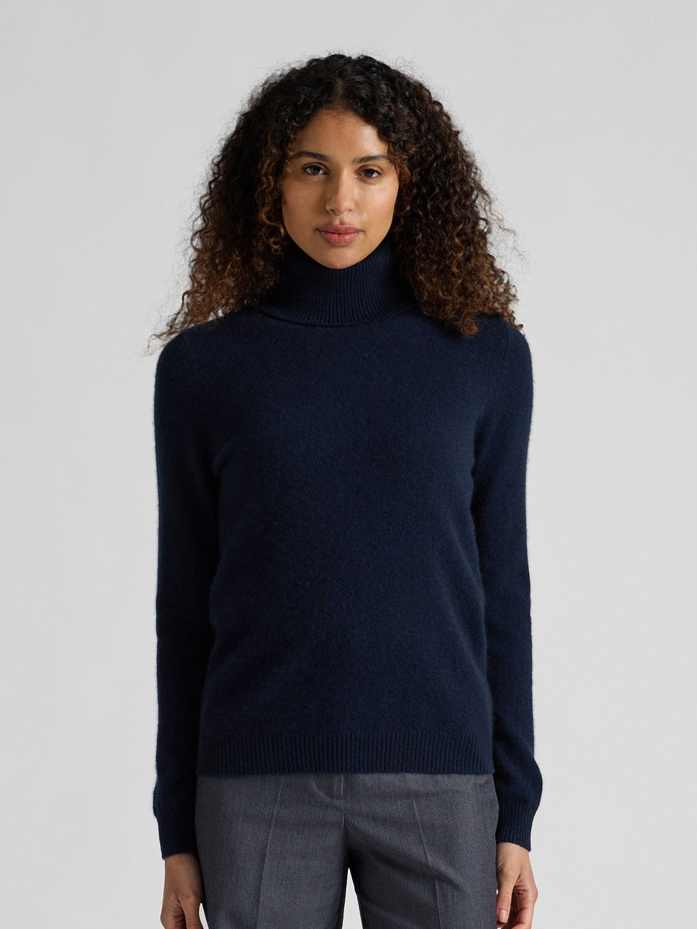 Cashmere sweater "Hedda" - Navy - 100% pure Cashmere - Scandinavian design - Kashmina