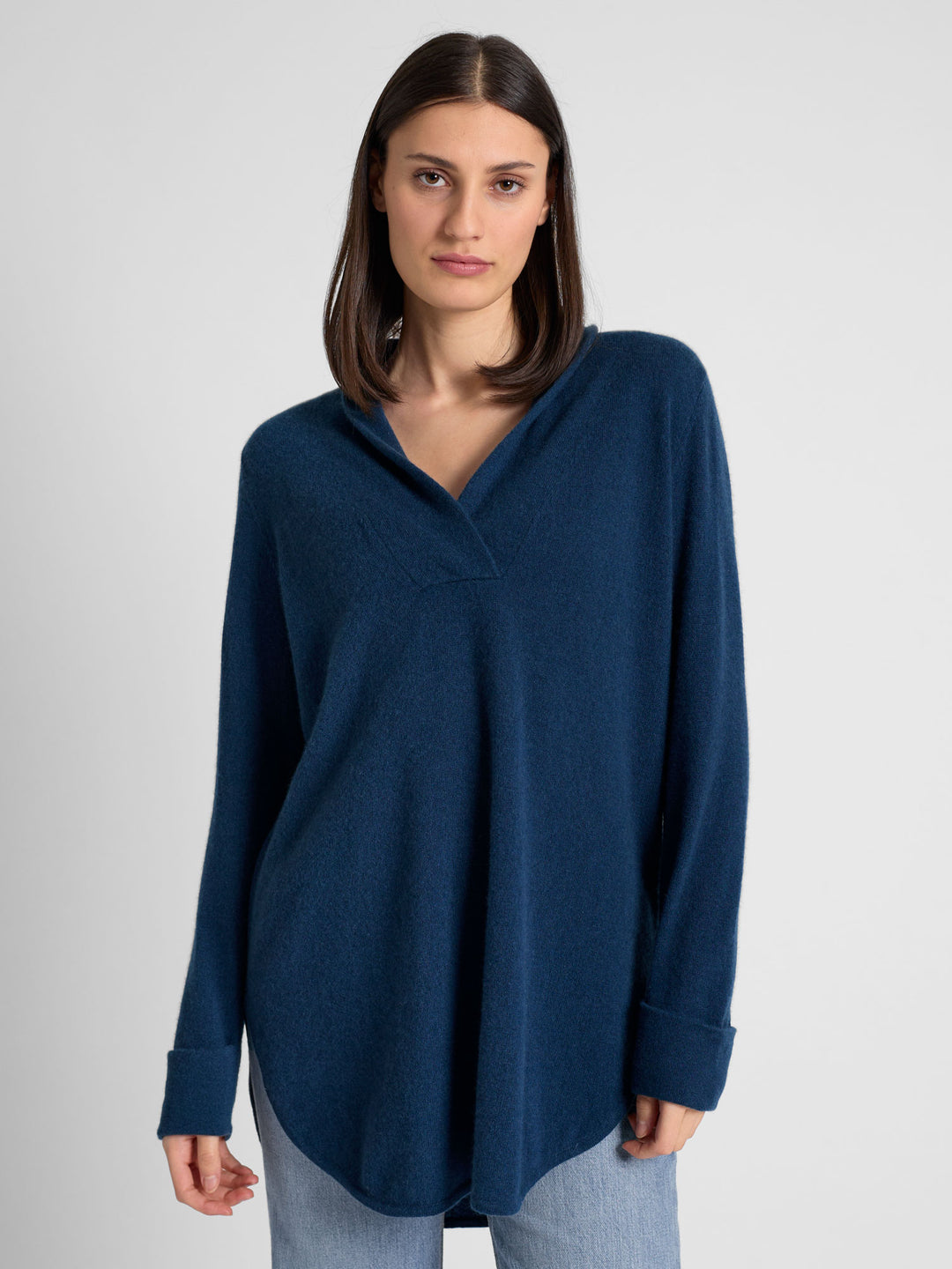 cashmere sweater "Ida" in 100% pure cashmere. Scandinavian design by kashmina