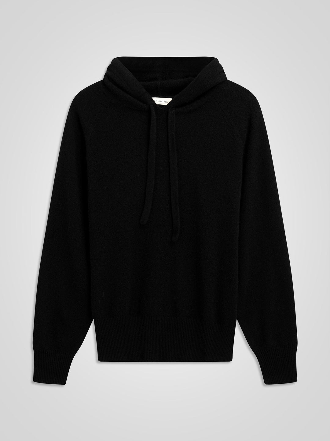 Cashmere sweater "Lux Hoodie" - Black - 100% pure Cashmere - Scandinavian design - Kashmina of Norway