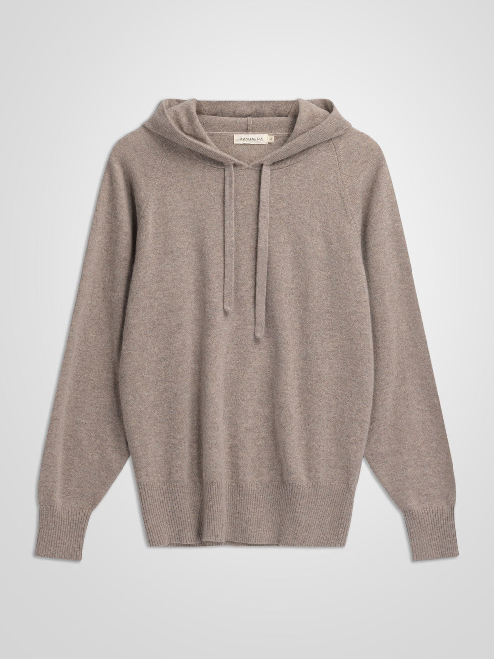 Cashmere sweater "Lux Hoodie" - toast - 100% pure Cashmere - Scandinavian design - Kashmina of Norway