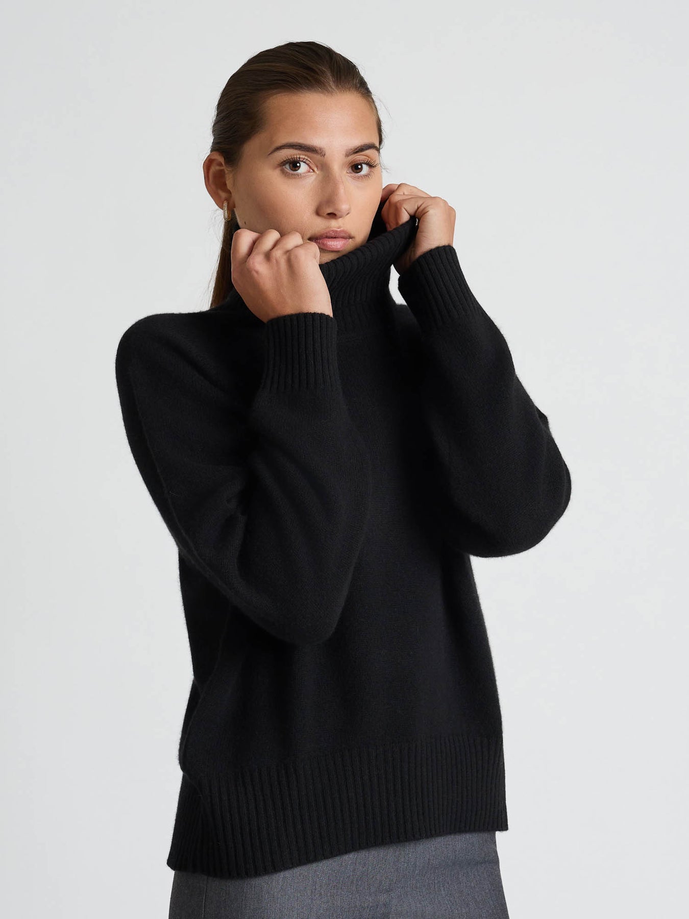 Cashmere sweater turtleneck 