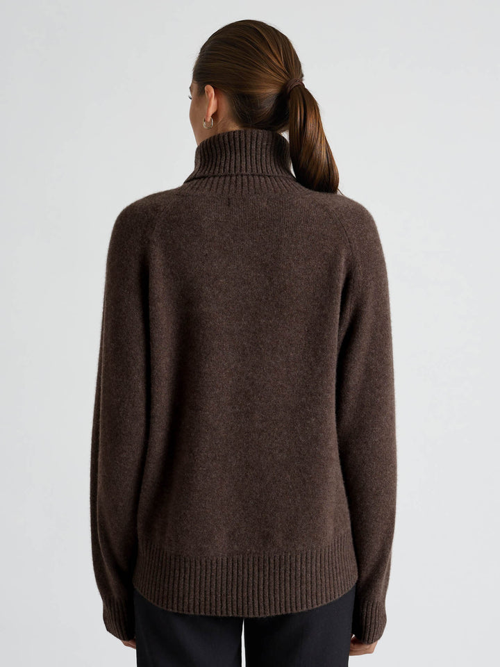 Cashmere sweater "Milano" - Dark brown