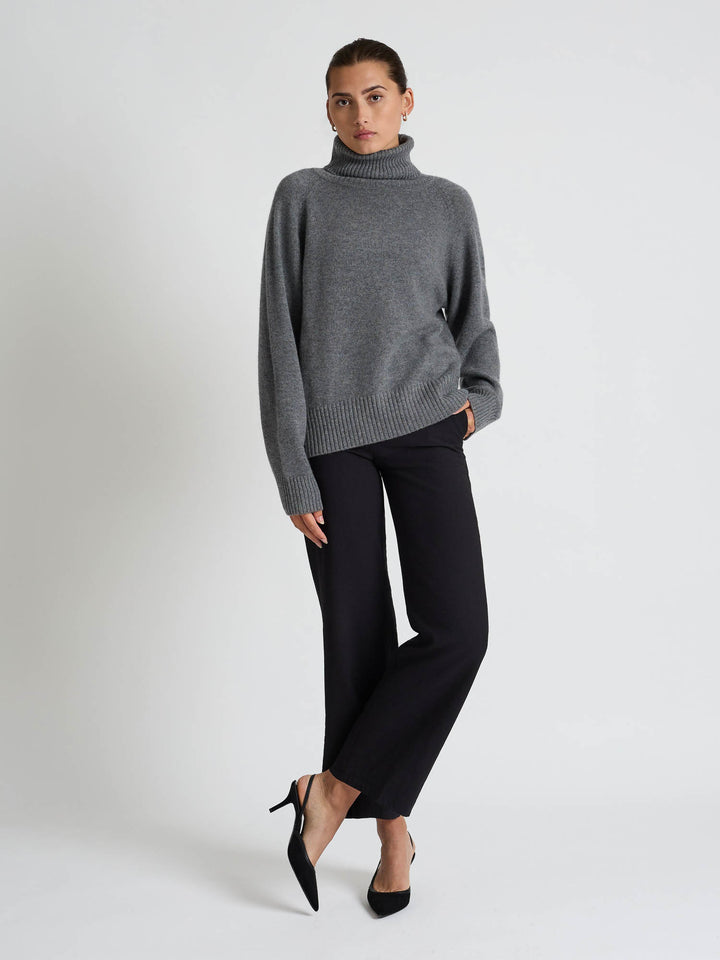 Cashmere sweater "Milano" - dark grey