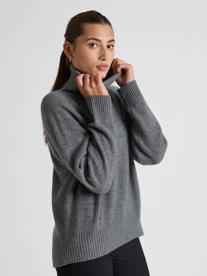 Cashmere sweater "Milano" - dark grey