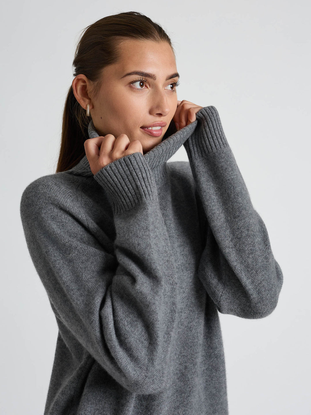 Cashmere sweater "Milano" - dark grey