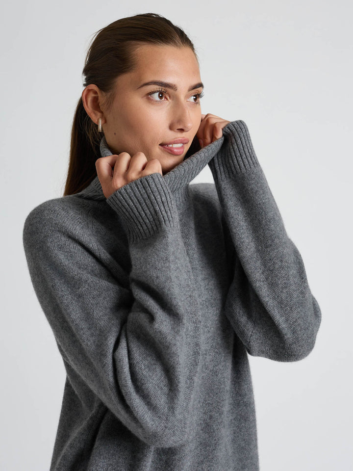 Cashmere sweater "Milano" - dark grey