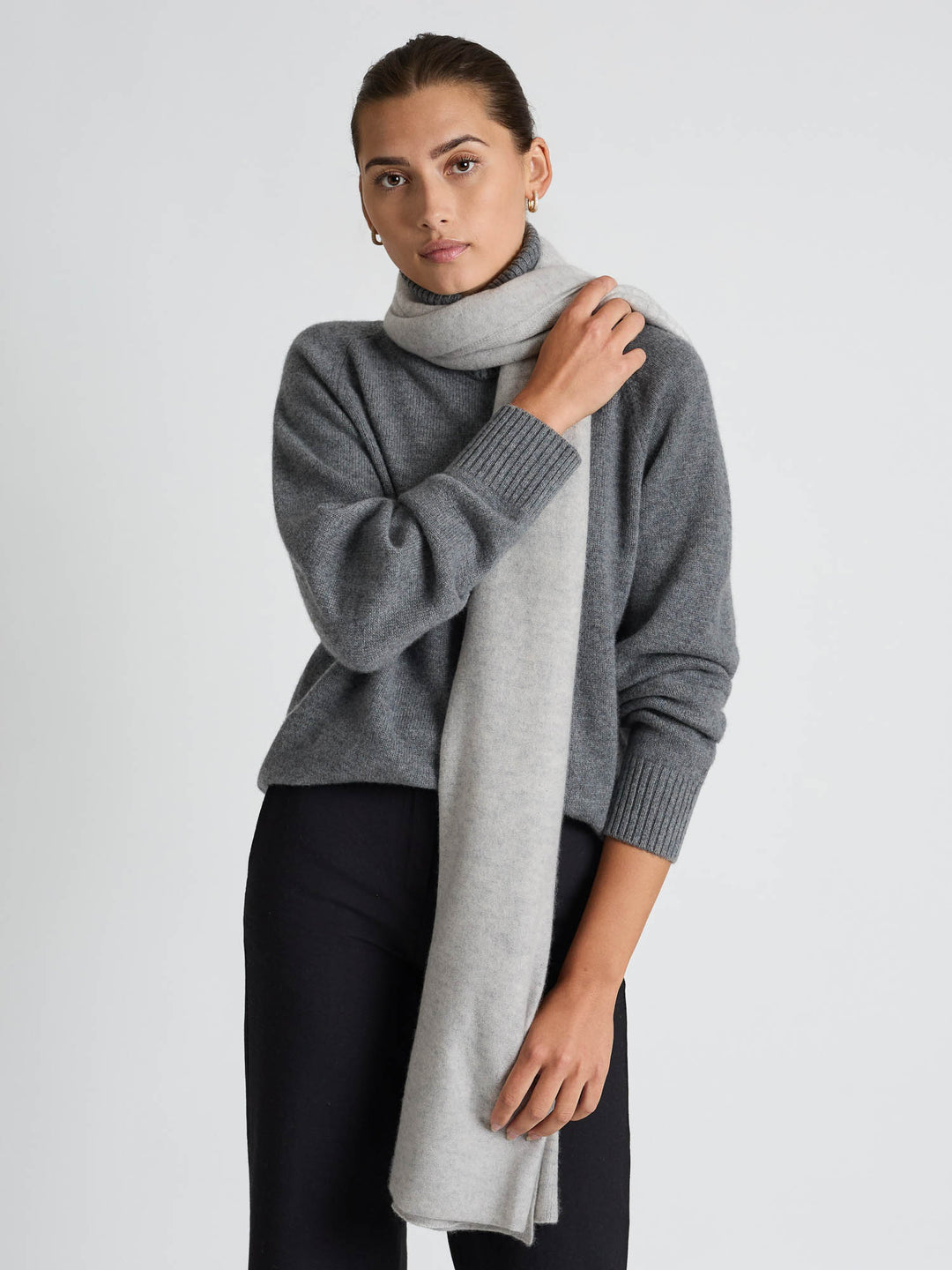 Cashmere sweater "Milano" - dark grey