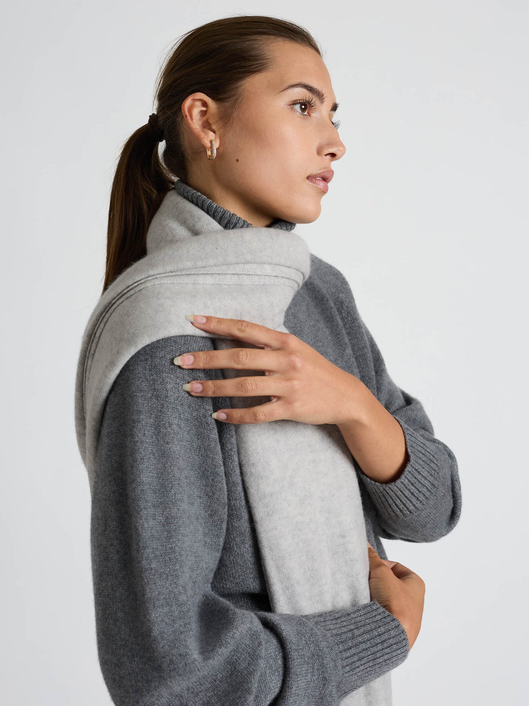 Cashmere sweater "Milano" - dark grey