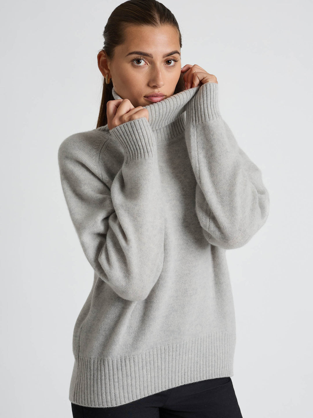 Cashmere sweater "Milano" - light grey