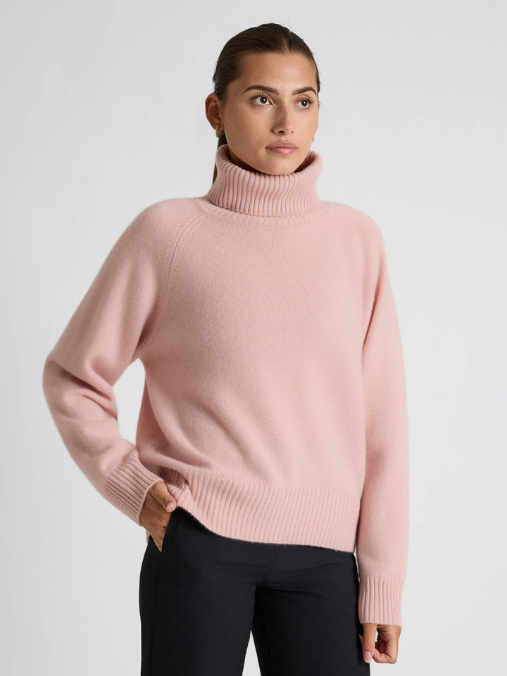 Cashmere sweater "Milano" - rose glow