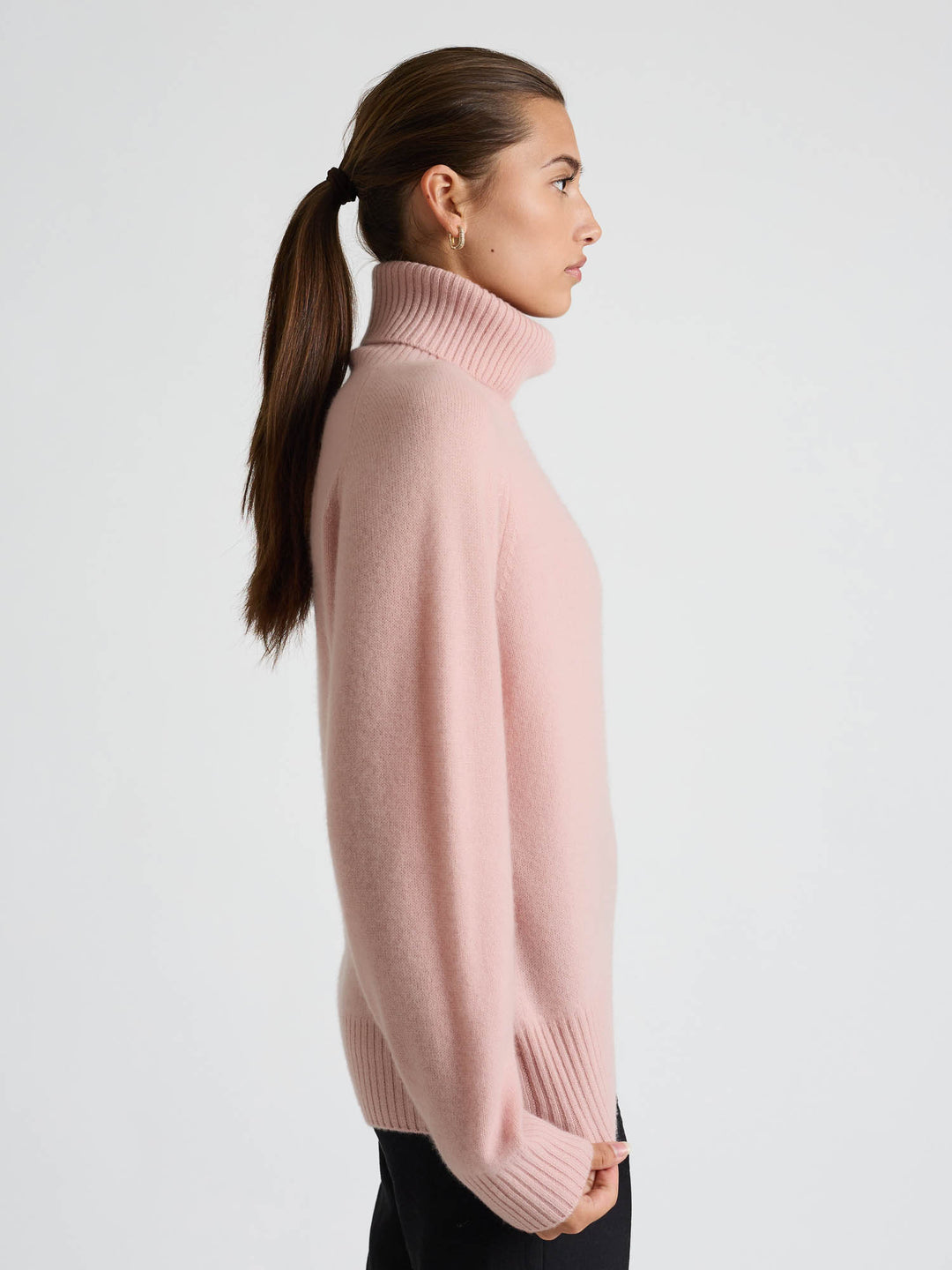 Cashmere sweater "Milano" - rose glow