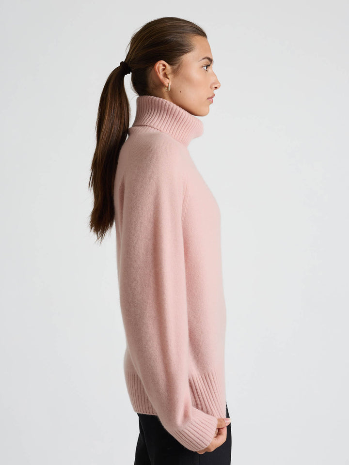 Cashmere sweater "Milano" - rose glow