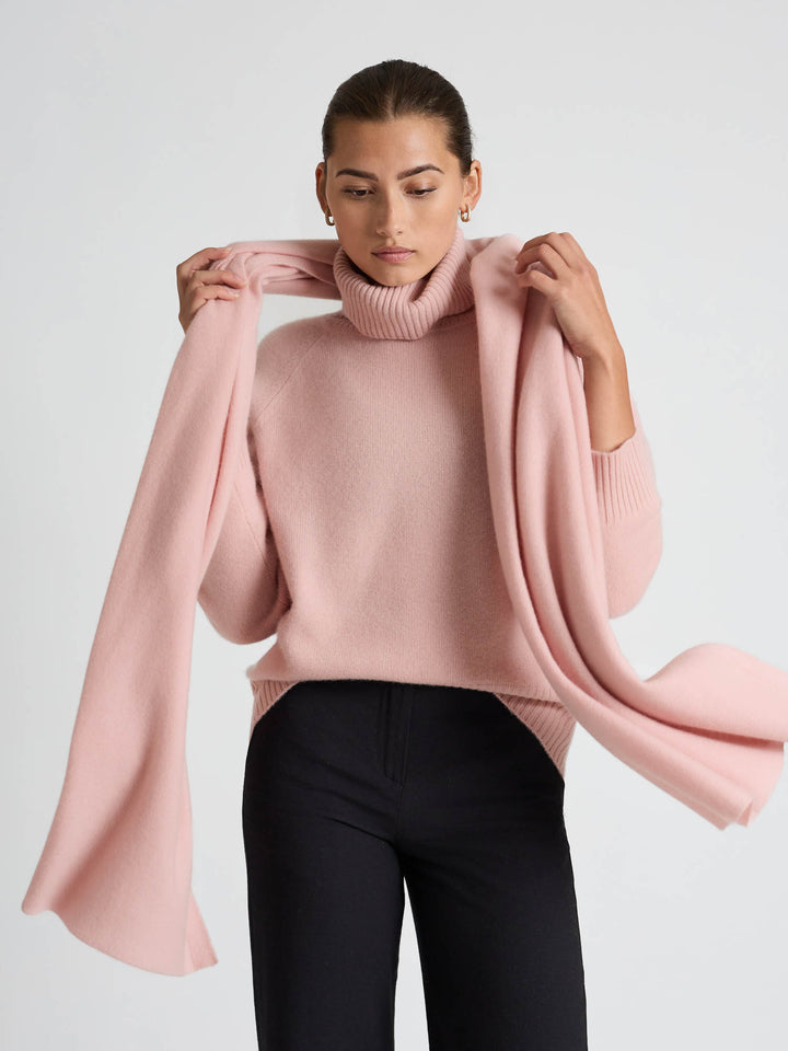 Cashmere sweater "Milano" - rose glow