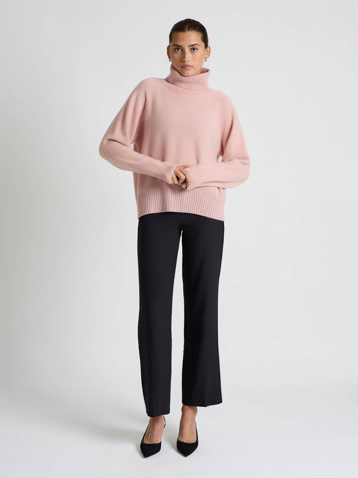Cashmere sweater "Milano" - rose glow