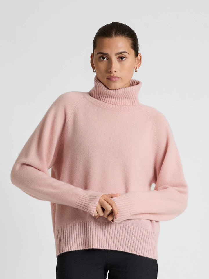 Cashmere sweater "Milano" - rose glow