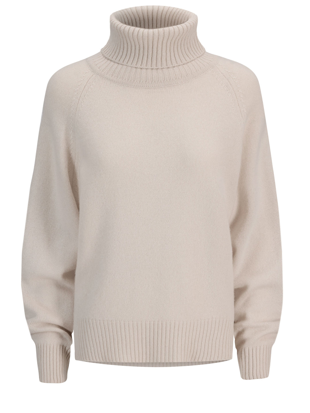 Turtle neck cashmere sweater Milano in 100% cashmere by Kashmna, color: Cream. Scandinavian design.